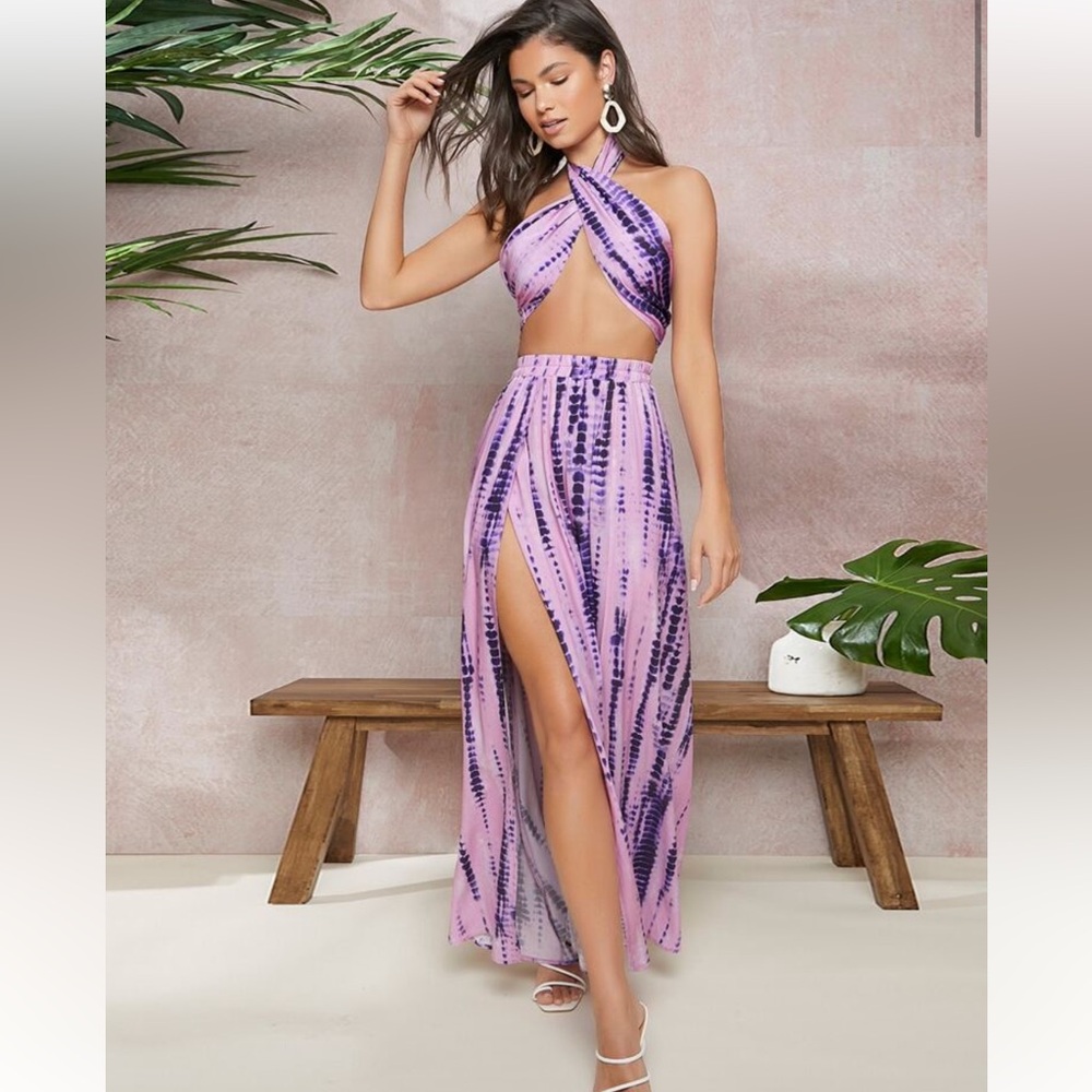 Purple and Pink two piece set